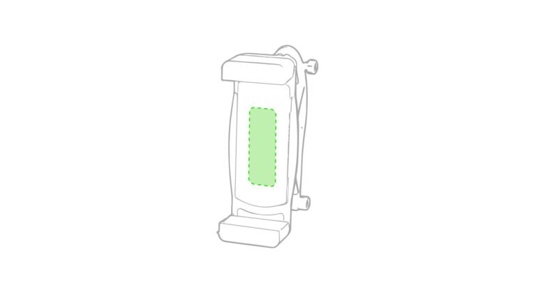 Perch - Zone d'impression 1 - Dans la partie rectangulaire